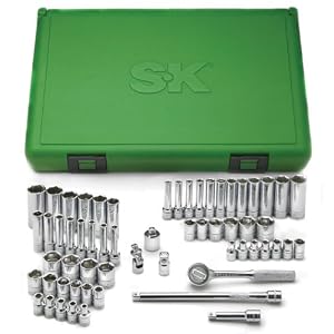 SK 91860 1 4-inch Drive 60-Piece 6 Point Socket Super Set by SK Hand Tool