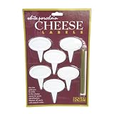 White Porcelain Cheese Labels (6.7 ounce) by igourmet.com