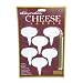 White Porcelain Cheese Labels (6.7 ounce) by igourmet.com