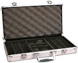 Aluminum Poker chip case - Holds 300 chips, 2 decks of cards and dice