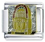 Jukebox Music Musical Italian Charms Bracelet Link