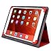 Cooper Cases (TM) Infinite Elite Motorola Xoom (MZ602, MZ603, MZ604, MZ605, MZ606) Tablet Folio Case in Red (Universal Fit, Built-in Viewing Stand, Elastic Strap Cover Lock)