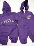 Phoenix Suns Infants / Babys / Kids purple hooded Wind Suit coverall