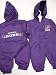 Phoenix Suns Infants / Babys / Kids purple hooded Wind Suit coverall