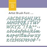 Xyron 47848 Artist-Brush-Font Design Book for Xyron Personal Cutting System