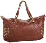 Steven by Steve Madden Stud Muffin Satchel,Orange,one size