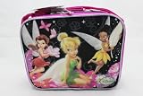 Disney Tinkerbell Fairies Black Insulated Lunch Bag