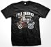 Route 66 Hot Rod Mens T-shirt, Full Service With A Smile Waitress Design Mens Shirt