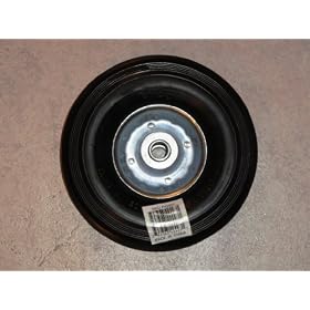 Buy 8 Solid Rubber Tire with Zinc Plated Rim 300 lbs. Capacity for Carts, Hand Trucks by H-M now!