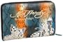 Ed Hardy Jaqueline Compact Clutch/Wallet,Blue,one size