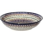 Polish Pottery Pasta Serving Bowl