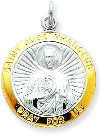 Sterling Silver Saint Jude Thaddeus Medal