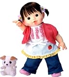 ぽぽちゃん お人形 やわらかお肌の女の子だもんぽぽちゃん いちごのチュニック