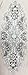 Cotton Craft - Beaded Table Runner - Trevi - Platinum - 13x36 - Hand Made by Skilled Artisans - A Beautiful Complement to Your Dinner Table Décor - Spot Clean Only