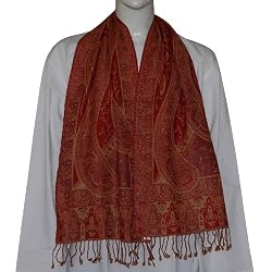 Mens Winter Fashion Neck Scarf Pure Wool 12 x 60 inches