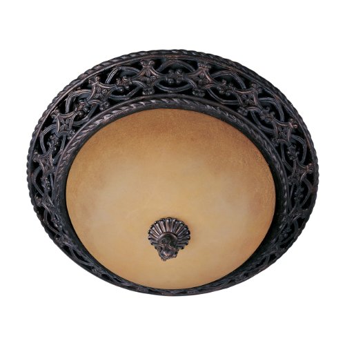 Maxim Lighting 20280VAOI 3 Light Portofino Flush Mount Ceiling