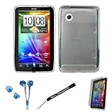 Clear TPU Durable Protective Skin Cover Carrying Case Accessories for HTC F ....