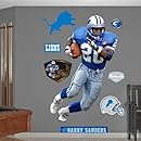 NFL Detroit Lions Barry Sanders Record Breaker Wall Graphics