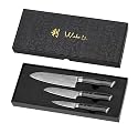 3er Damastmesser Set, Wakoli Mikata