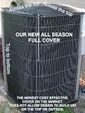 AIR CONDITIONER COVER ALL SEASON - EXTERIOR - FULL COVER - BLACK - 36x36x36ht