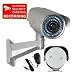 VideoSecu 600TVL CCTV Home Security Camera Day Night Vision Outdoor 1/3" SONY Super HAD CCD Weatherproof 48 Infrared LEDs 6-15mm Vari-focal Lens with Camera Power Supply and Security Warning Sticker C35
