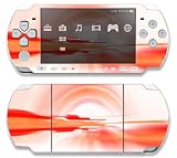 Abstract Future World Red Decorative Protector Skin Decal Sticker for Sony  ....