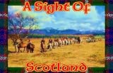 3 inch x 2 Inch (7.5 x 5cm) Clear Acrylic Keyring Key Ring Sights of Scotland Pony Expedition In The Cairngorms Acrylic Painting