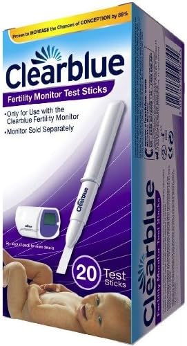20 X Clearblue Fertility / Ovulation Test Sticks Strips for Monitor New High Quality Best Seller Fast Shipping Ship Worldwide From Heng Heng Shop