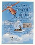 1989 IAI IMPACT JIMPACS UAV Unmanned Aerial Vehicle Print Ad (42192)