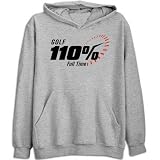Sweatshirt Heather Gray  Golf 100% Full Time  Sports