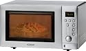 Bomann MWG 2218H CB Mikrowelle / 900 Watt / Grill 1700 Watt / 25 L Garraum / Ober / Unterhitze / edelstahl