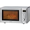 Bomann MWG 2218H CB Mikrowelle / 900 Watt / Grill 1700 Watt / 25 L Garraum / Ober / Unterhitze / edelstahl