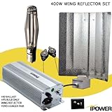 iPower Grow Light - Dimmable New 400 Watt HPS Digital Grow Light System 400W with 19