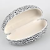 Black white Hard Shell Sunglasses Case glasses