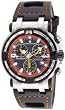 Chase-Durer Men's 224.2BO-LEA Trackmaster Pro Chronograph 2nd Edition Orange-Stitched Leather Watch from Chase Durer