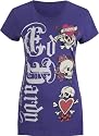 ED HARDY Triple Skulls Womens Tee