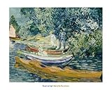 IMAGE OF Bank of the Oise at Auvers, 1890 Finest LAMINATED Print Vincent Van Gogh 30x24