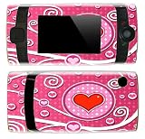 Heart Twirl Design Decal Protective Skin Shell Sticker for Sidekick 2008