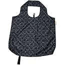 b.b.begonia Yin and Yang Reusable Shopping Bag, Black and White Patterned