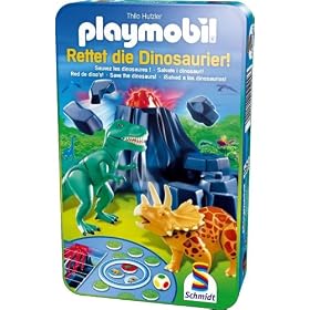 Schmidt - 51229 - Jeu de Soci�t� - Playmobil - Sauvez Les Dinosaures!