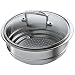 Le Creuset Stainless Steel Multi-steamer with Glass Lid, fits 16, 18 and 20 cm Le Creuset 3-ply Stainless Steel Saucepans and Casseroles
