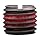 Carbon Steel Threaded Insert, UNC Threads, HRC84 Hardness, #8-32 Internal Threads, 5/16"-18 External Threads, 0.290" Length, 60200 psi Tensile Strength, Made In US, Pack Of 10