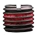Carbon Steel Threaded Insert, Metric (Coarse)/UNC Threads, HRC84 Hardness, M8-1.25 Internal Threads, 1/2"-13 External Threads, 0.484" Length, 60200 psi Tensile Strength, Made In US, Pack Of 10