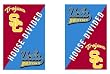 UCLA and Southern Cal - House Divided Flag - Garden Size