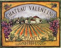Chateau Valentino Art Poster Print by Susan Winget, 14x11