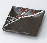 潮　串目角取皿　5個組 【美濃焼　和皿】 〔キャッシュバックキャンペーン対象商品〕