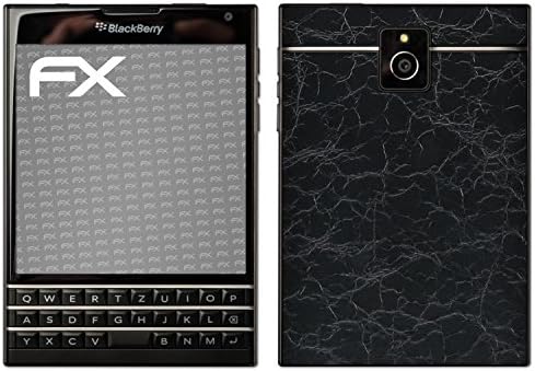 Blackberry Passport Skin "FX-Rugged-Leather-Black" Sticker Decal for Passport