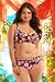 Becca Etc by Rebecca Virtue Blossoms Convertible Strap Top - Coral - 2X