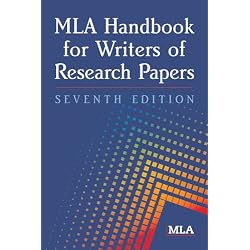 MLA Handbook for Writers of Research Papers 7th Edition