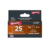 Arrow Fastener 257 Genuine T25/T2025 7/16-Inch Staples, 1,000-Pack